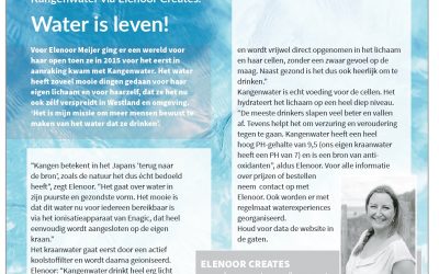Water is Leven- Bewust Magazine november 2018